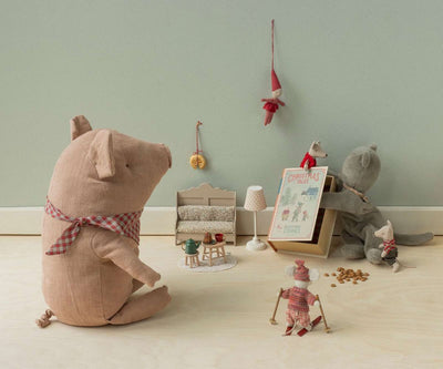Maileg Lace Rug, Mouse at Bibelot Leek UK Stockist