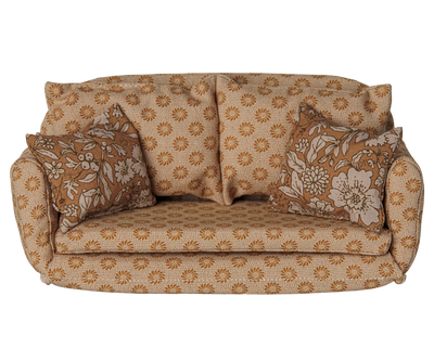 Maileg Sofa Bed, Mouse, Large - Ocher at Bibelot Leek UK Stockist