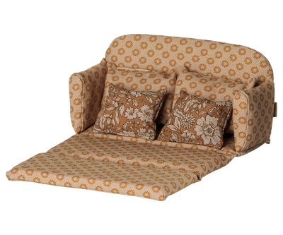 Maileg Sofa Bed, Mouse, Large - Ocher at Bibelot Leek UK Stockist