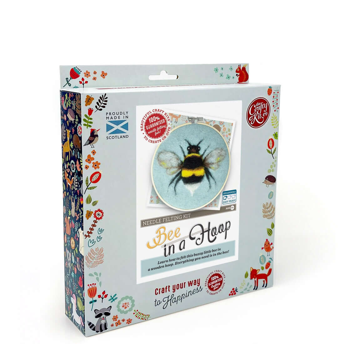 Bee in a Hoop Needle Felting Kit image 0