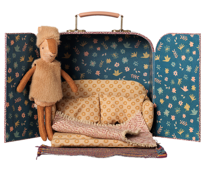 Maileg Reindeer in Suitcase, Little Sister at Bibelot Leek UK Stockist