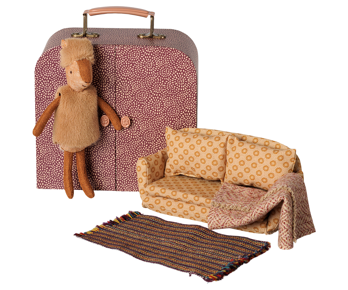 Maileg Reindeer in Suitcase, Little Sister at Bibelot Leek UK Stockist