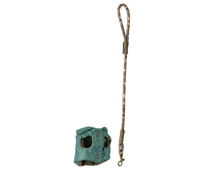 Maileg Pet Supply, Harness and Leash - Mint at Bibelot Leek, UK Stockist