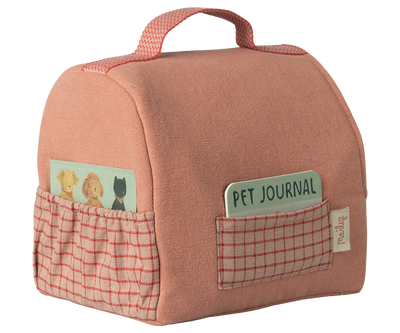 Maileg Pet Carrier - Coral at Bibelot Leek, UK Stockist