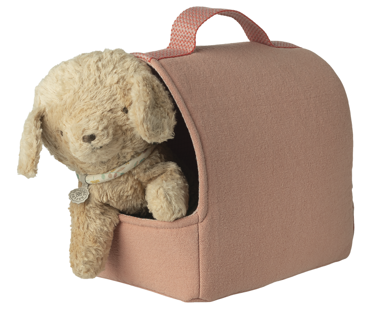 Maileg Pet Carrier - Coral at Bibelot Leek, UK Stockist