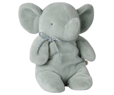 Maileg Elephant plush, Medium - Soft Mint at Bibelot Leek UK Stockist