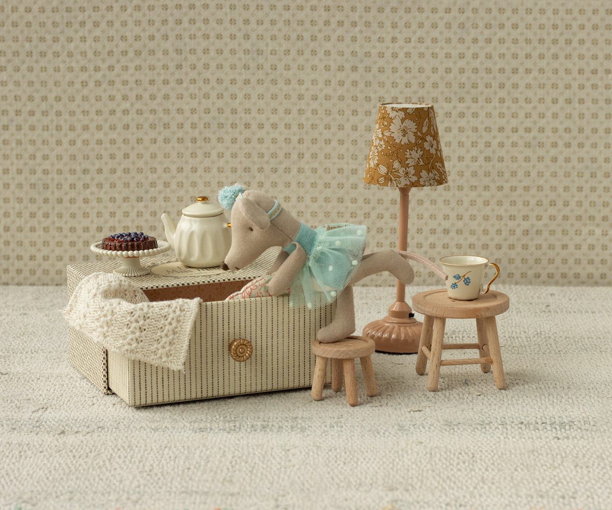 Maileg Dance Mouse in Daybed, Little Sister