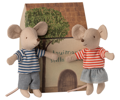 Maileg LouiMax and Stella, Little Brother and Sister Mice UK Stockist