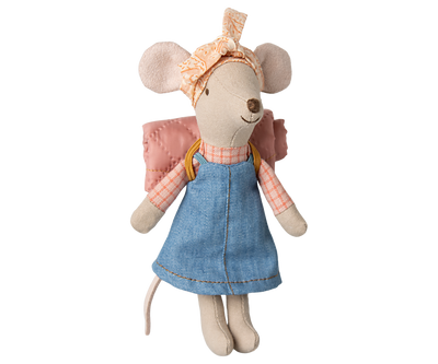 Maileg Hiker Mouse, Big Sister Bibelot Leek UK Stockist