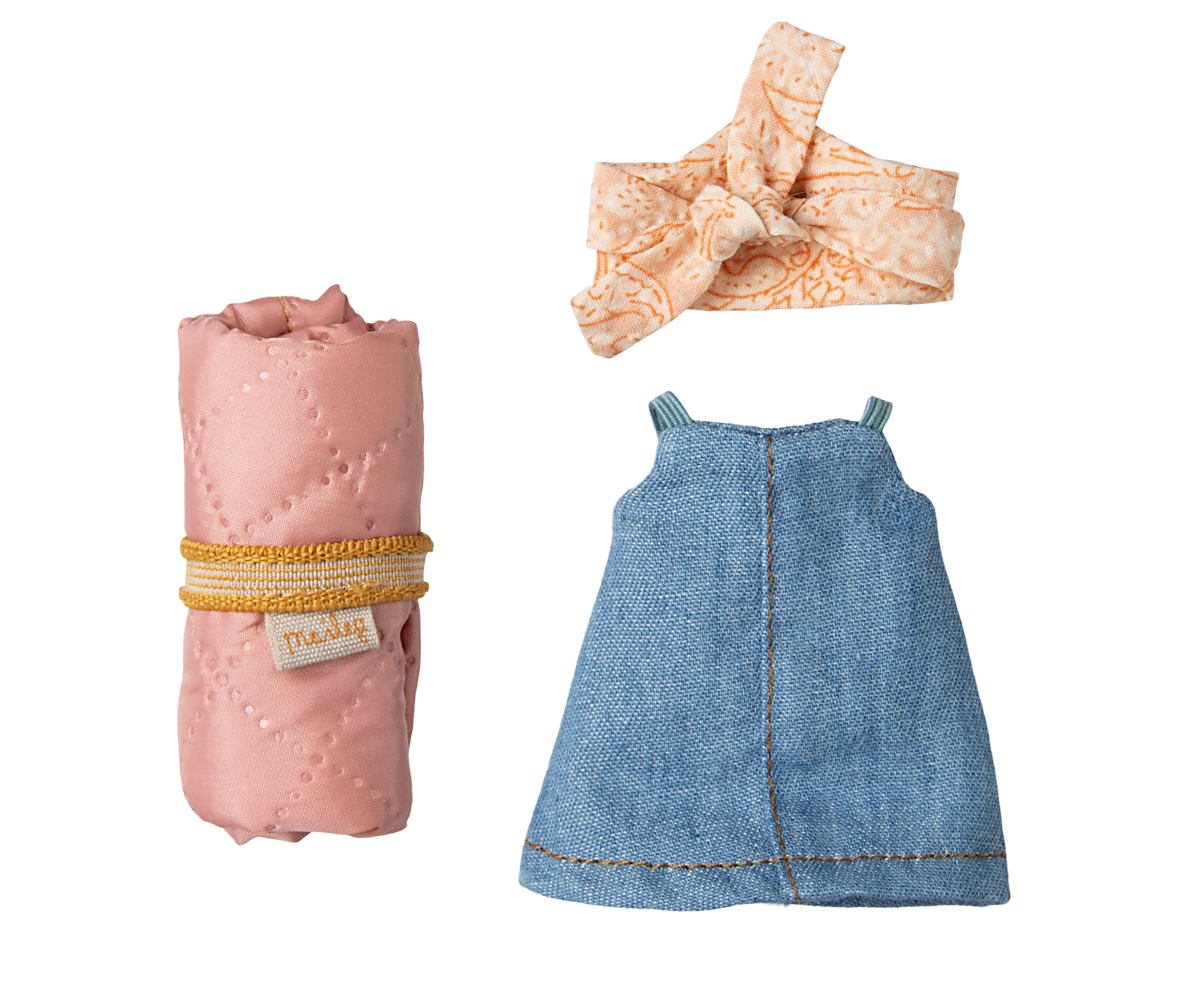 Maileg Hiker Mouse, Big Sister Bibelot Leek UK Stockist