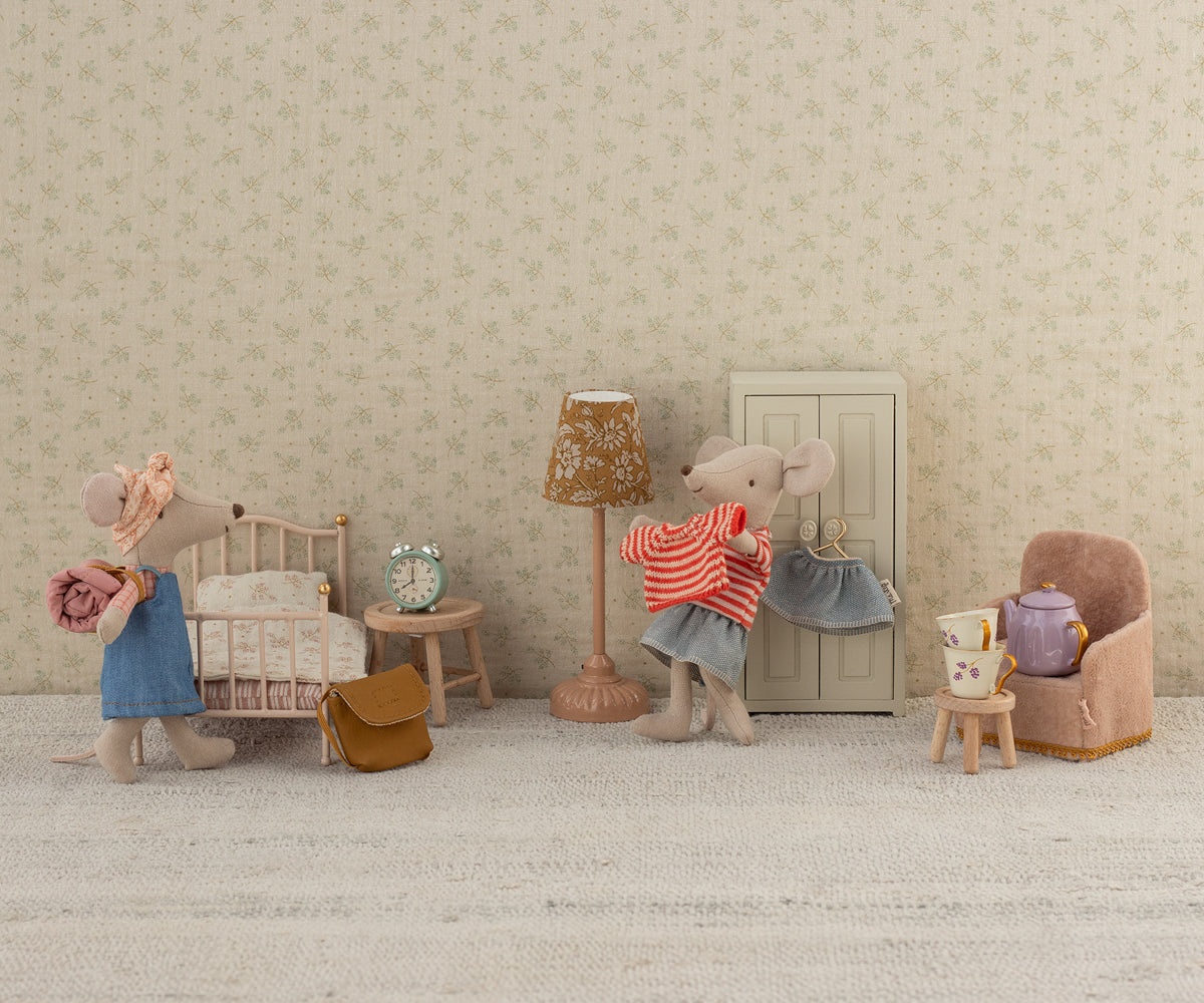 Maileg Knitted Sweater and Skirt, Big Sister Mouse Bibelot Leek UK Stockist