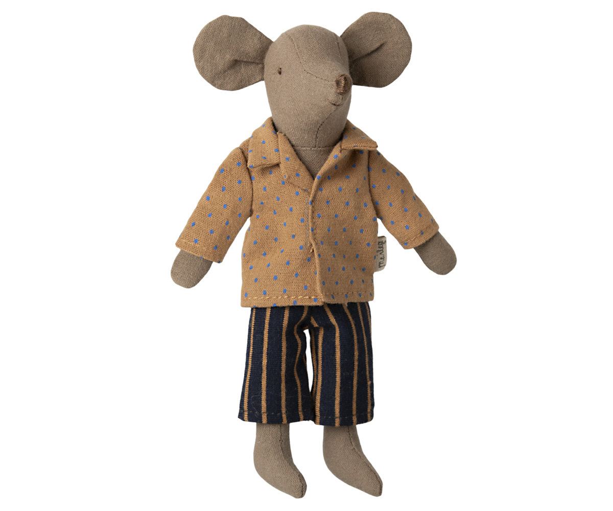 Maileg Shirt and Striped Pants, Dad Mouse at Bibelot Leek
