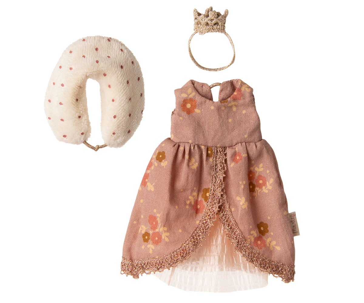 Maileg Queen Dress, Mum Mouse Bibelot Leek UK Stockist