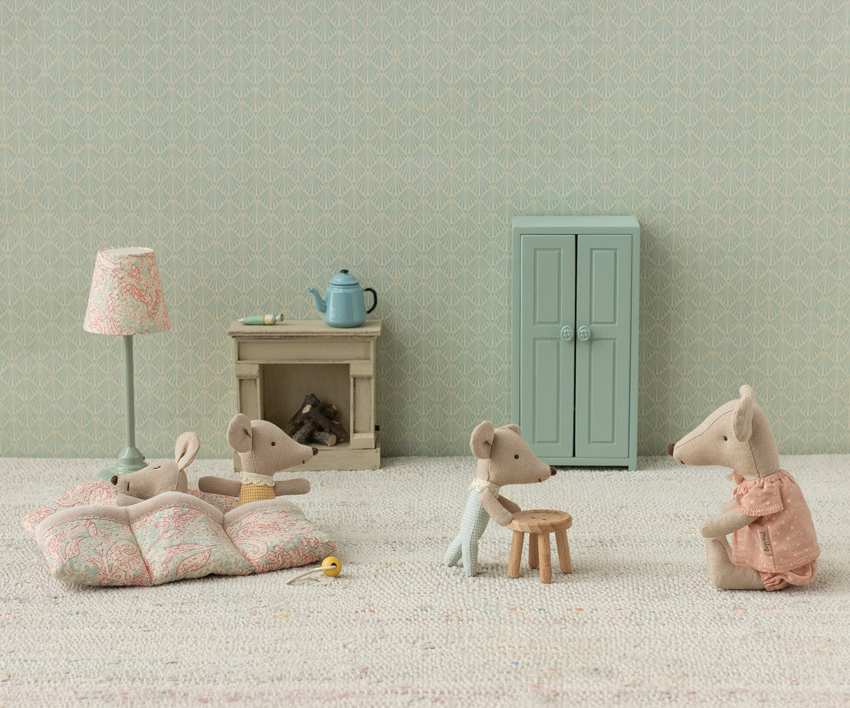 Maileg Triplets, Baby Mice in Matchbox - Checker at Bibelot Leek