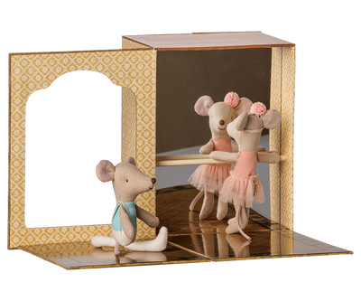 Maileg Ballet Mice in Dance Studio, Little Sister and Brother 2026 at Bibelot Leek UK Stockist
