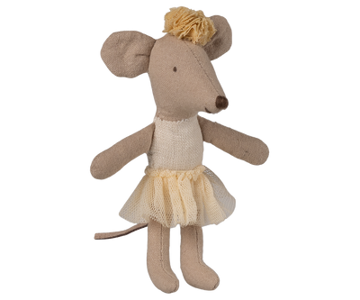 Maileg Ballerina Mouse, Little Sister - Off White at Bibelot Leek