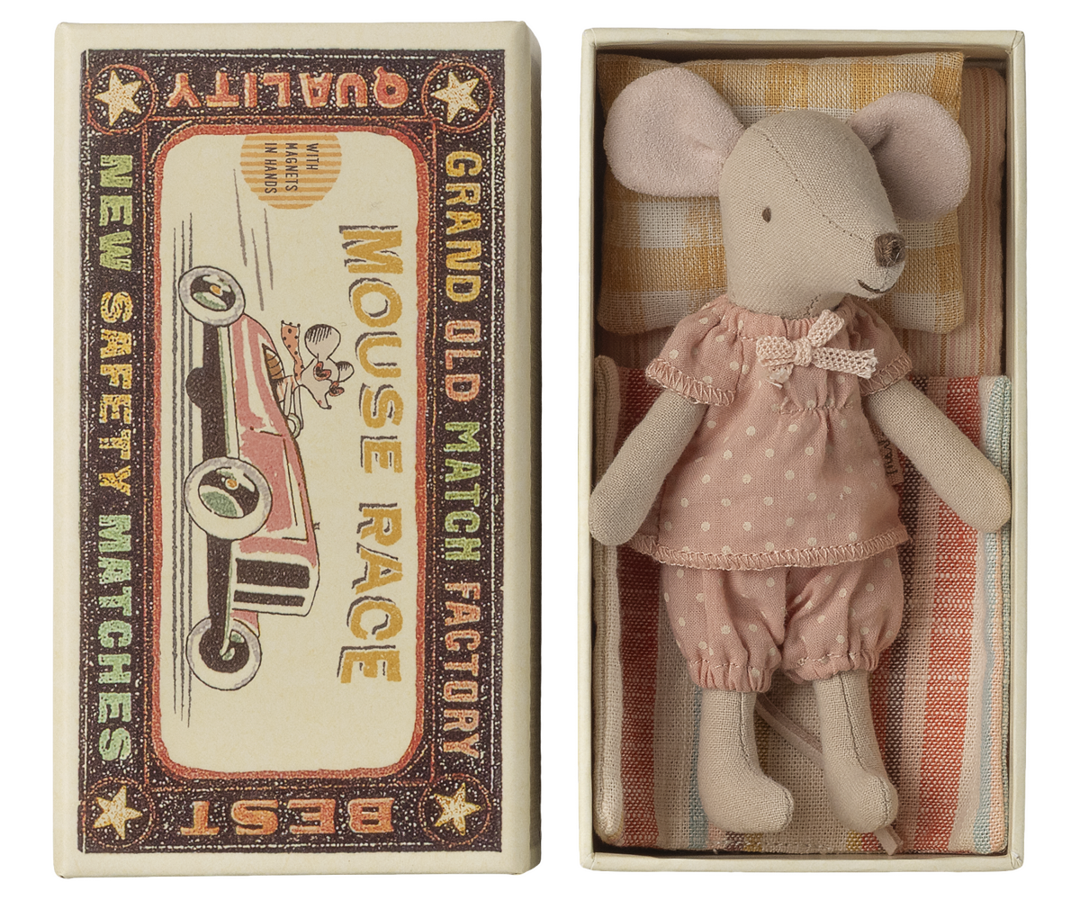 Maileg Big Sister Mouse in Matchbox at Bibelot Leek UK Stockist