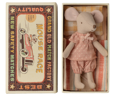 Maileg Big Sister Mouse in Matchbox at Bibelot Leek UK Stockist