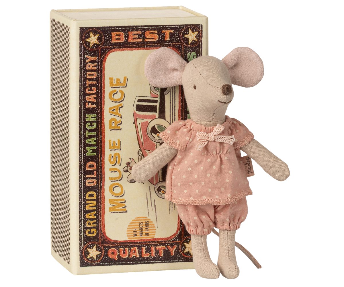 Maileg Big Sister Mouse in Matchbox at Bibelot Leek UK Stockist