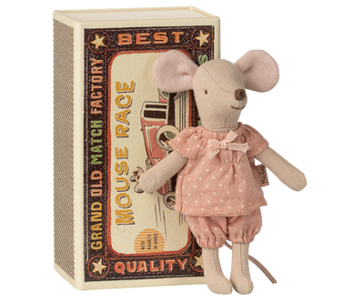 Maileg Big Sister Mouse in Matchbox at Bibelot Leek UK Stockist
