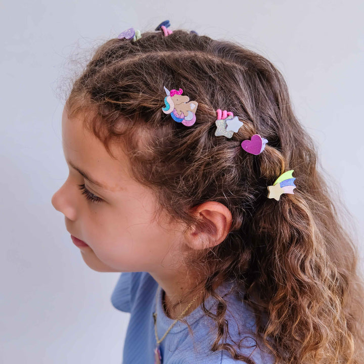 Mimi & Lula Unicornland Mini Hair Ties at Bibelot Leek
