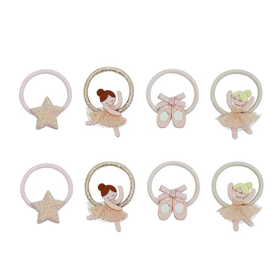 Mimi & Lula Mimi & Lula Ballerina Mini Hair Ties at Bibelot Leek