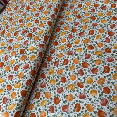 Makower   Hello   Autumn   Pumpkins   Cream   101/Q