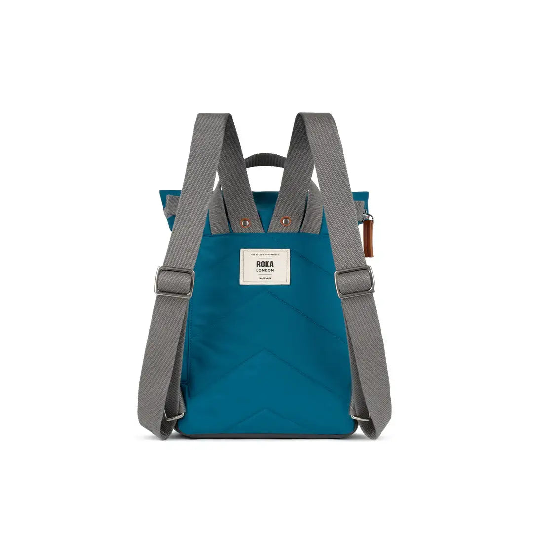 Roka Backpack Small Canfield B Recycled Nylon: Sapphire image 3