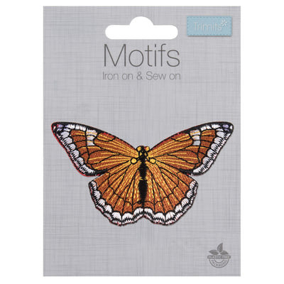 Iron-On Motif: Orange Butterfly image 1