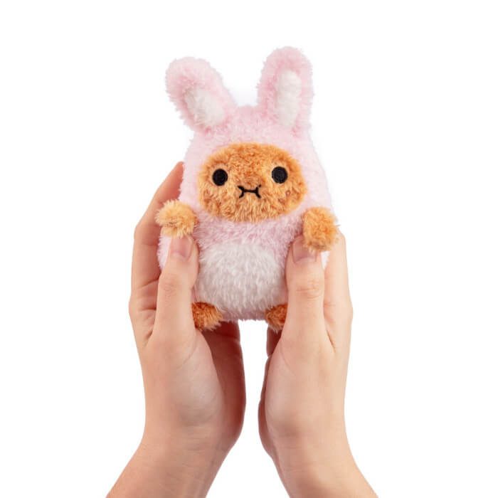 Noodoll Pink Bunny Ricespud Mini Sitting Plush Toy *COMING SOON* image 2