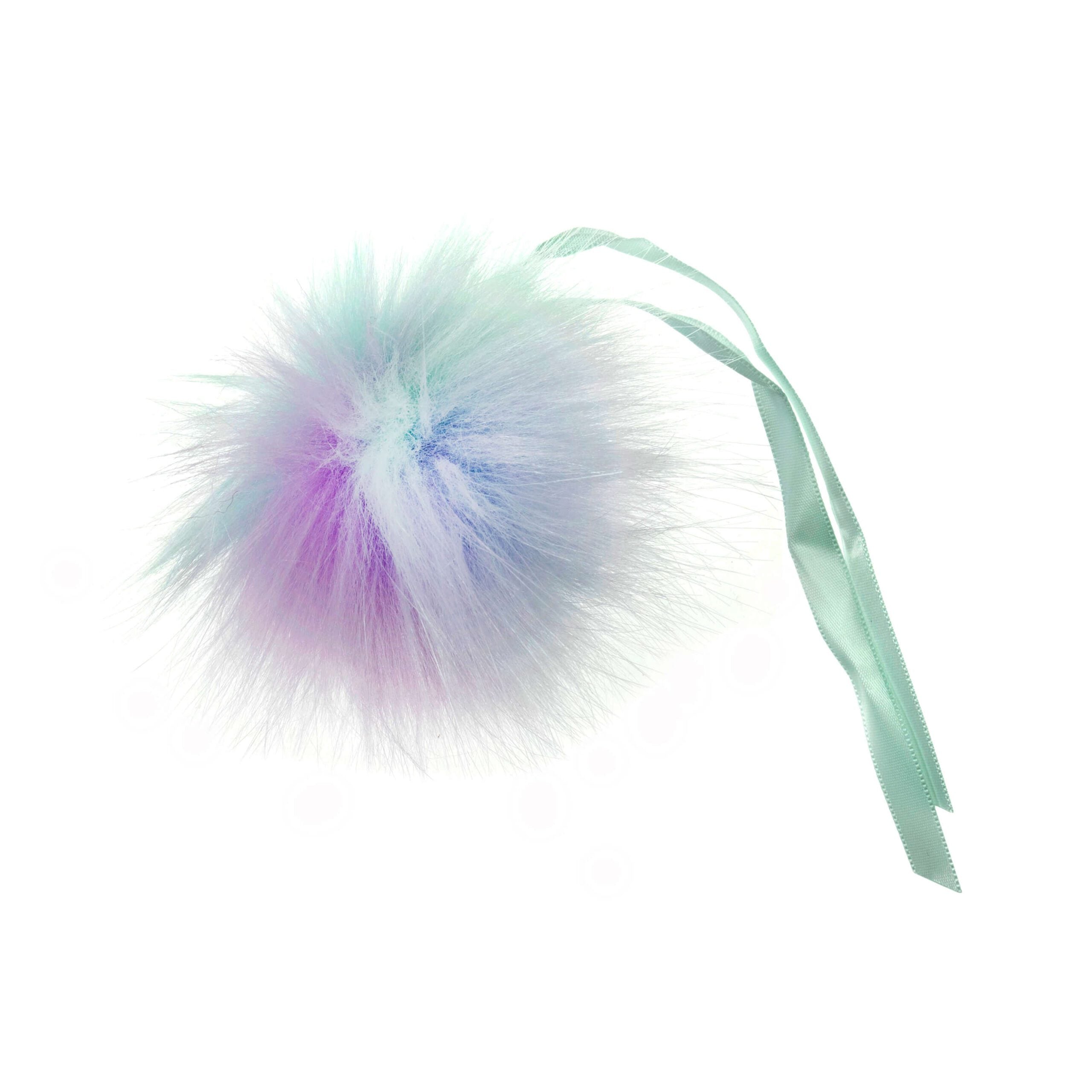 Faux Fur Multi Pom Pom: Medium image 0
