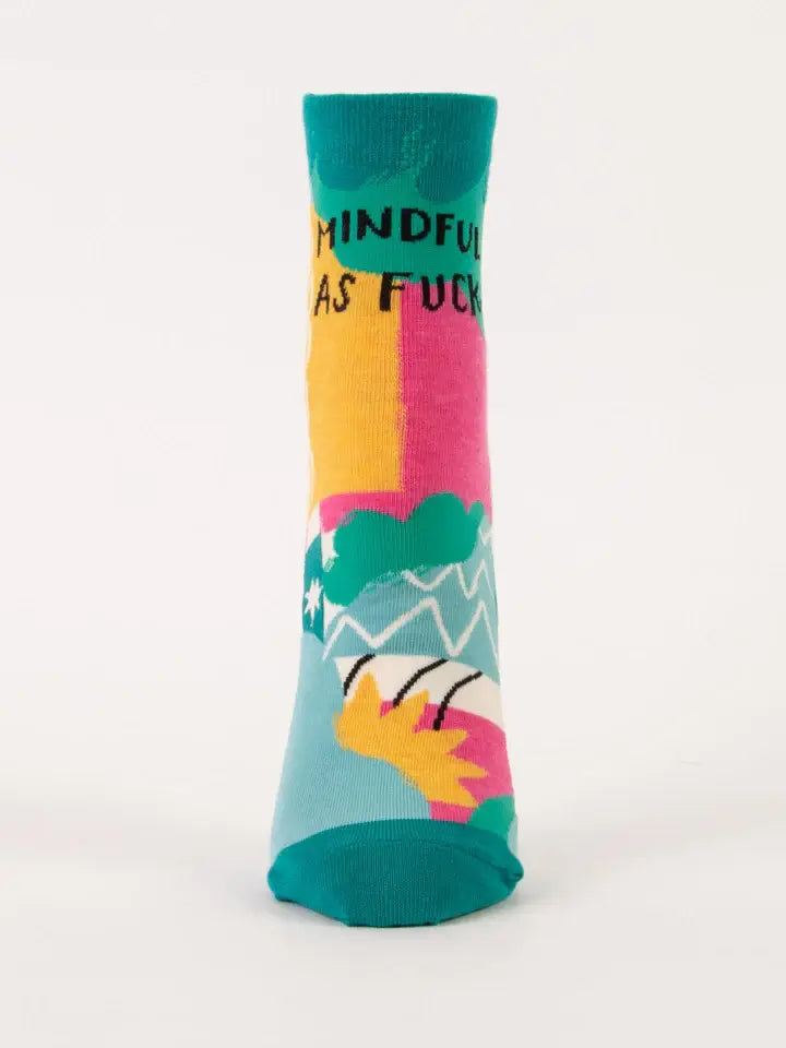 Blue Q 'Mindful as Fuck' Women's Ankle Socks image 1
