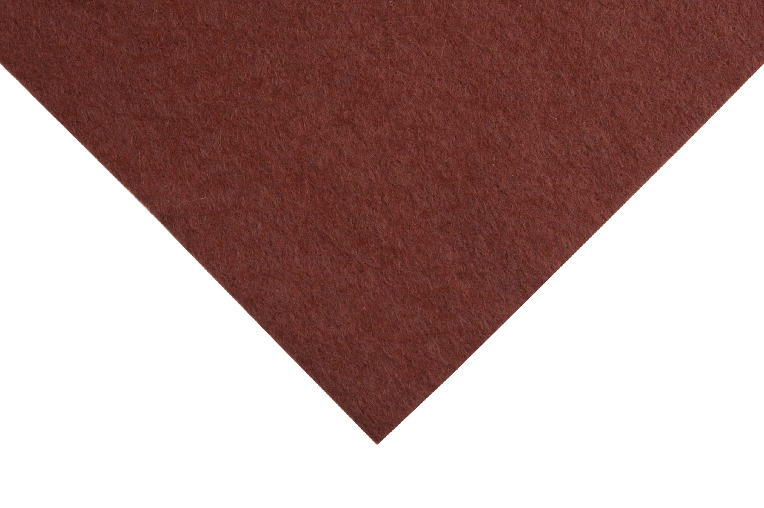 12 x 12 inch Wool Felt Square - Russet 6342 image