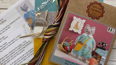 CORINNE LAPIERRE LIMITED
Mrs. Cat Loves Knitting Felt Craft Mini Kit