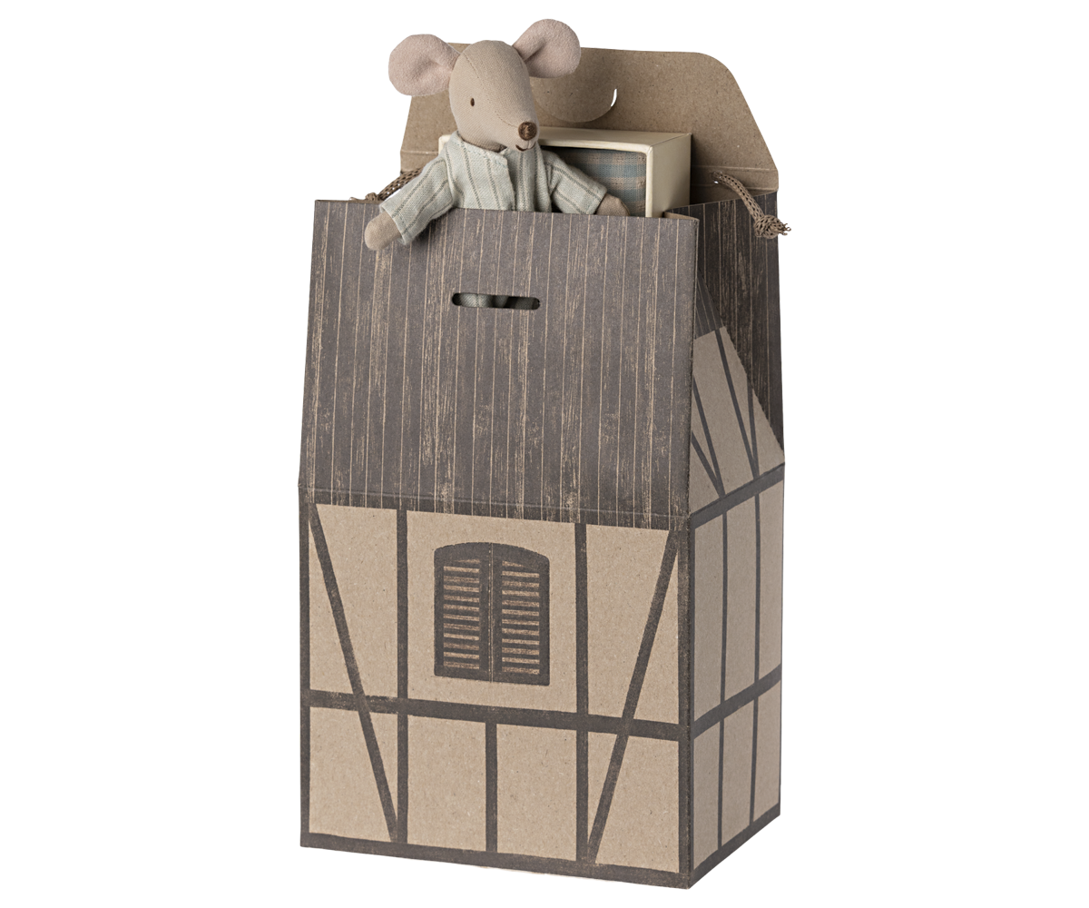 Maileg Farmhouse Bag - Brown Bibelot Leek UK Stockist