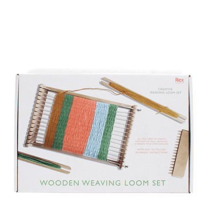 Rex London Wooden Weaving Loom Set at Bibelot, Leek