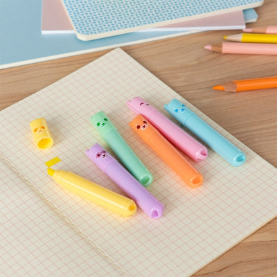 Rex London Mini Highlighters (set of 6) - Bear at Bibelot Leek UK Stockist