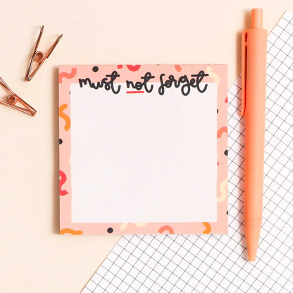 Memo Pad - Must Not Forget image 0