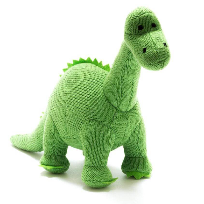 Best Years Knitted Dinosaur Diplodocus Toy image 0