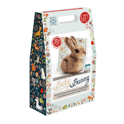Baby Bunny Needle Felting Kit image 0