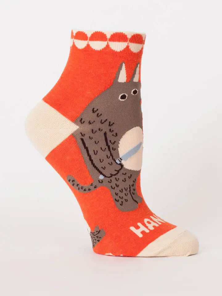 Blue Q 'Hangry' Women's Ankle Socks image 1