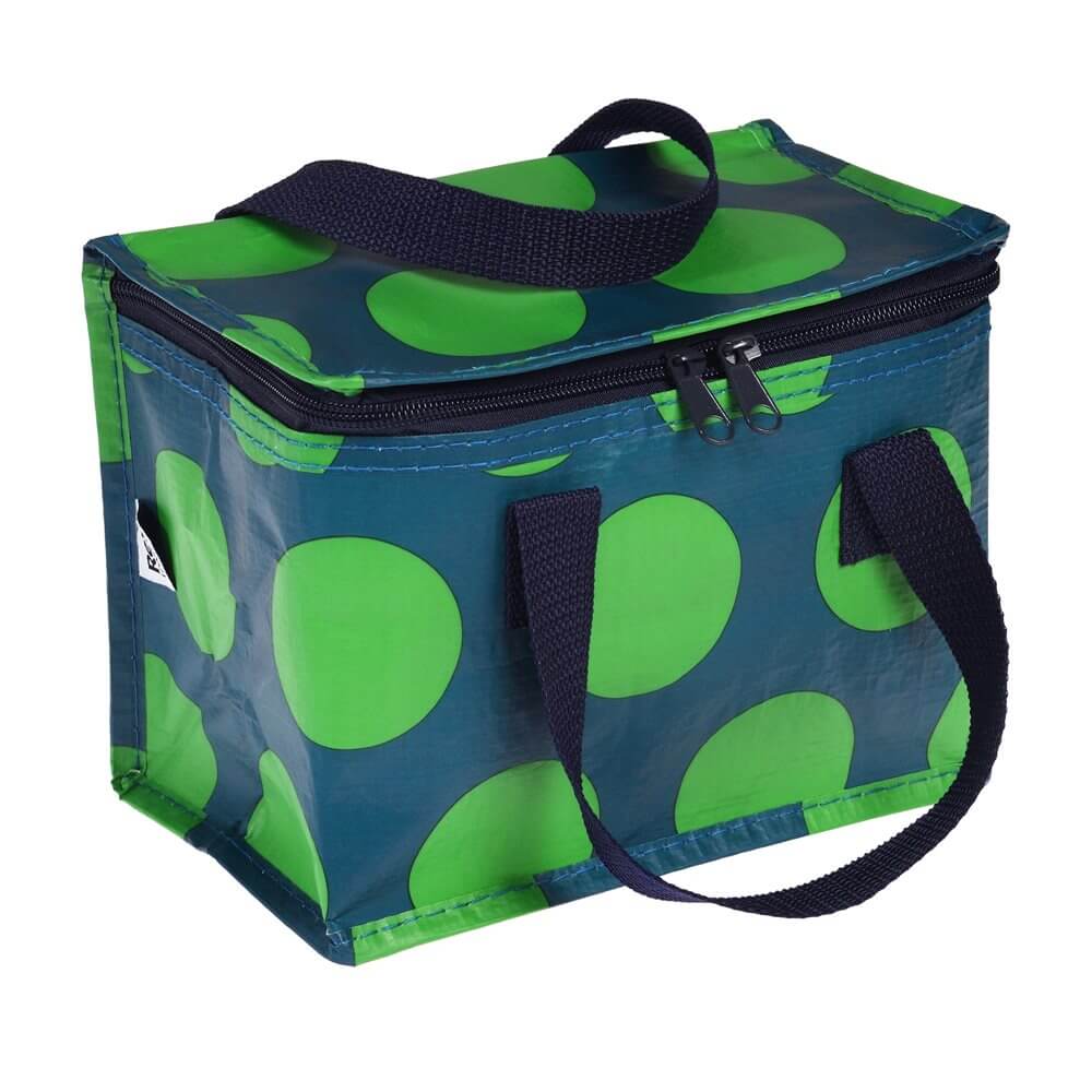 Green On Blue Spotlight Insulated Lunch Bag image 0