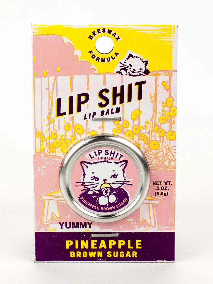 Lip Shit Lip Balm - Pineapple Brown Sugar image 0