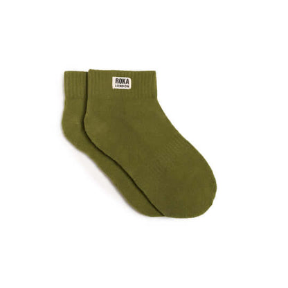 Roka Wembley Socks: 24 Colours - Avocado image