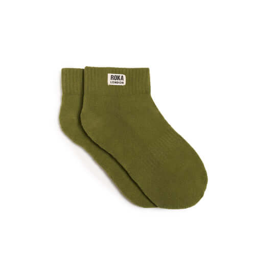 Roka Wembley Socks: 24 Colours - Avocado image