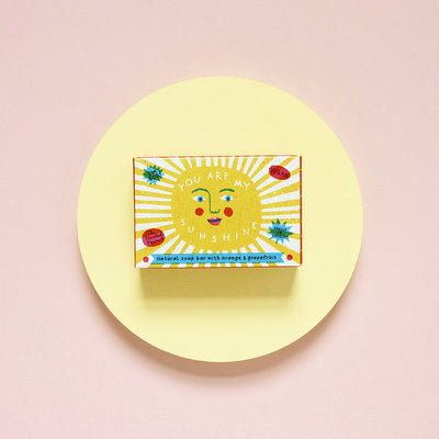 Sunshine Orange & Grapefruit Natural Handmade Soap Bar at Bibelot Leek