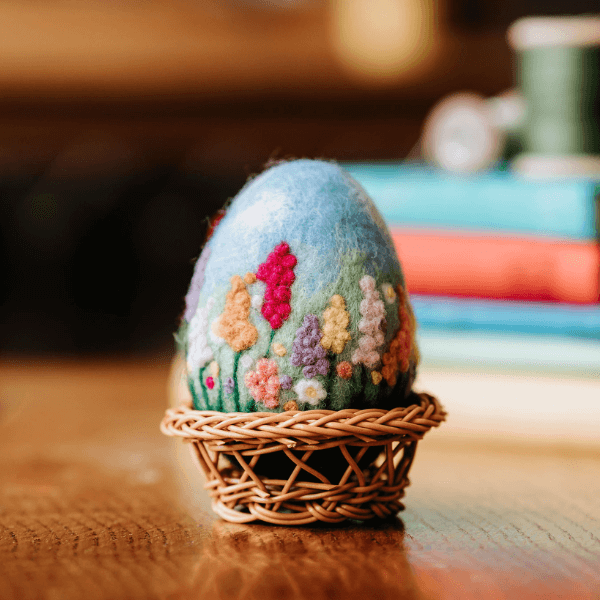 Cottage Garden Egg Needle Felting Craft Kit image 3