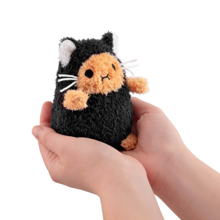 Noodoll Black Kitty Ricespud Mini Sitting Plush Toy *COMING SOON* image 2