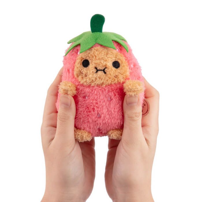 Noodoll Strawberry Ricespud Mini Sitting Plush Toy *COMING SOON* image 2