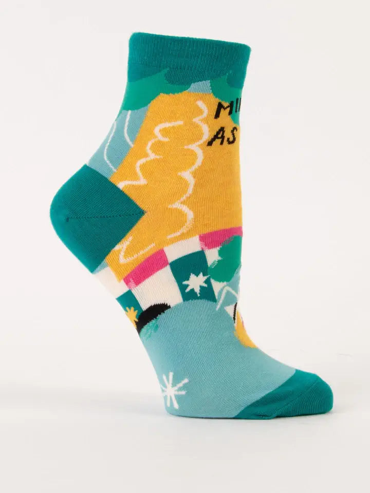 Blue Q 'Mindful as Fuck' Women's Ankle Socks image 3